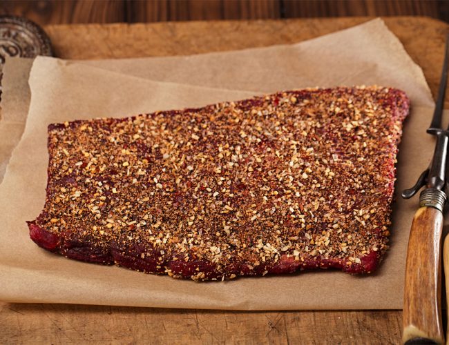 Stout Marinated Coffee Rubbed Steaks
